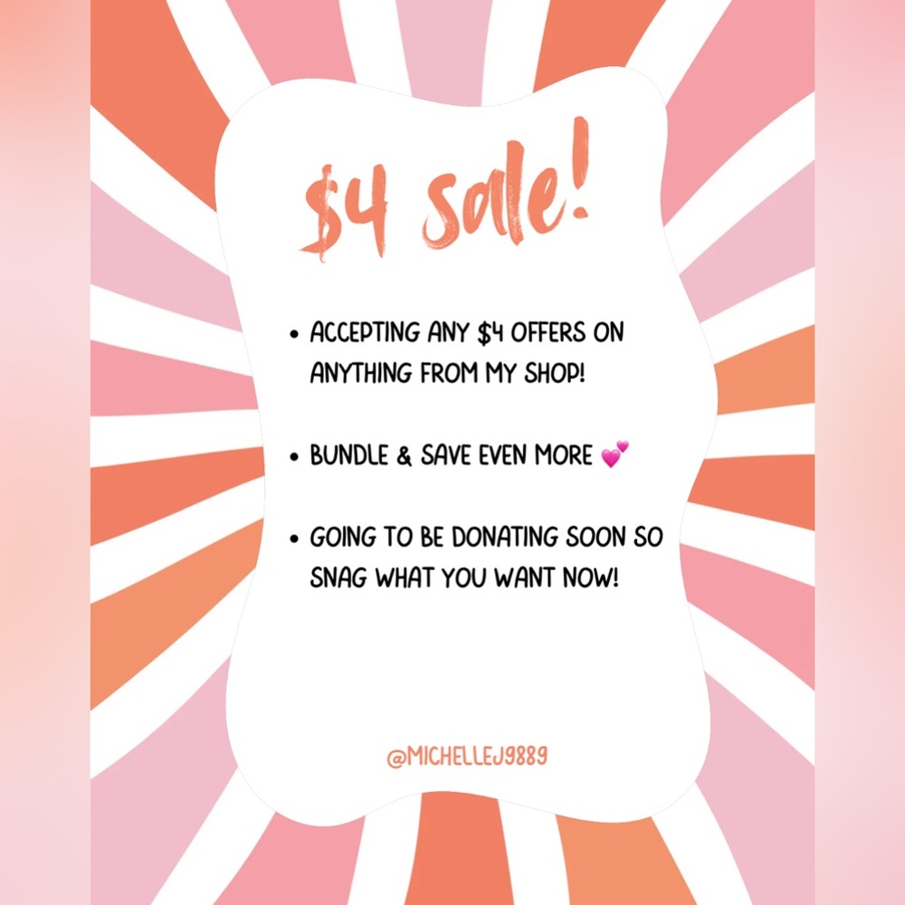 ✨ SHOP UPDATE ✨ $4 SALE • Bundle & Save!